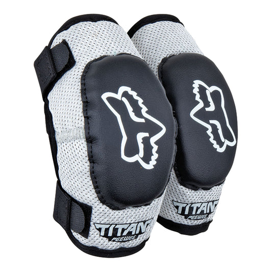 Fox Racing Peewee Titan Elbow Guard - Black/Silver