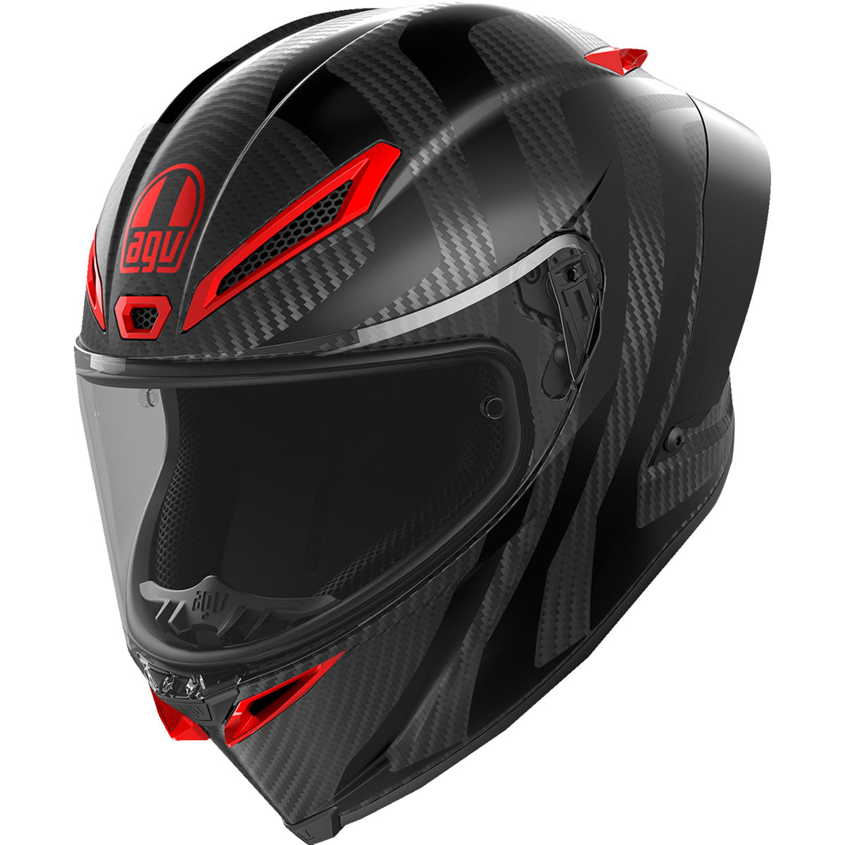 AGV Pista GP RR Helmet - Intrepido - Matte Carbon/Black/Red