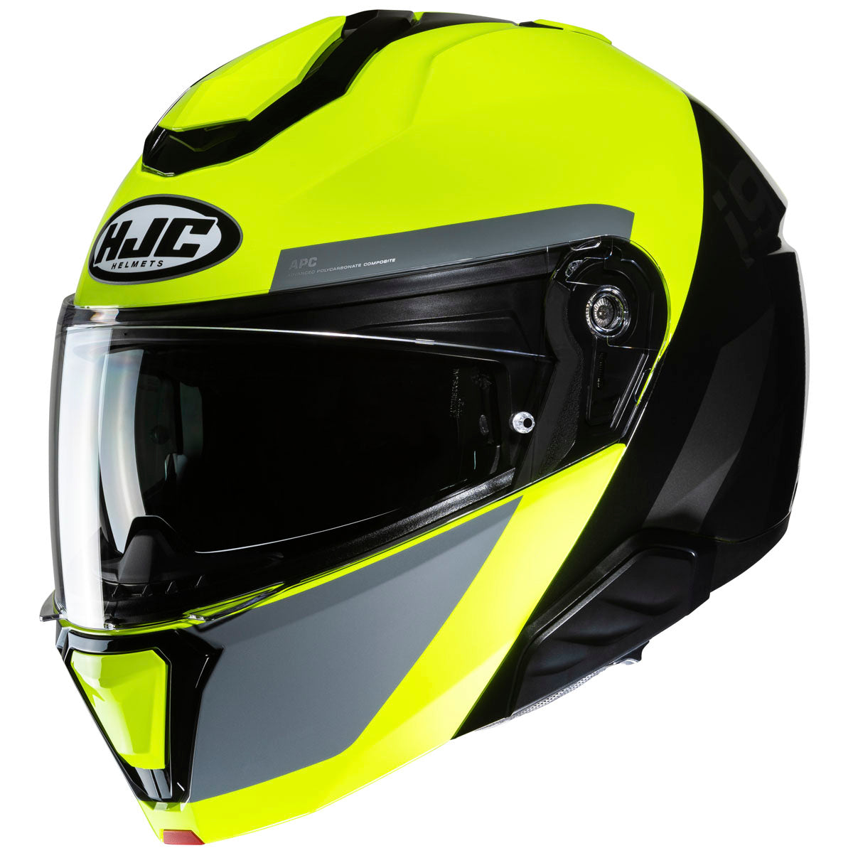 HJC i91 Helmet - Bina MC-3H Yellow