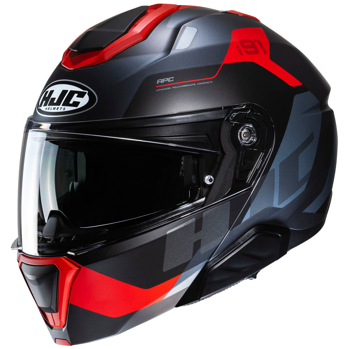 HJC i91 Helmet - Carst MC-1Sf Red