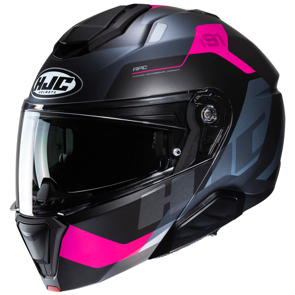 HJC i91 Helmet - Carst MC-8Sf Pink