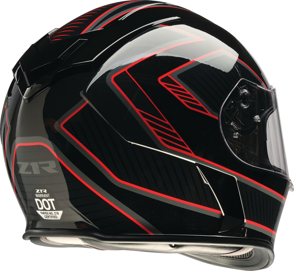 Z1R Warrant Amplify Helmet - Black/Red