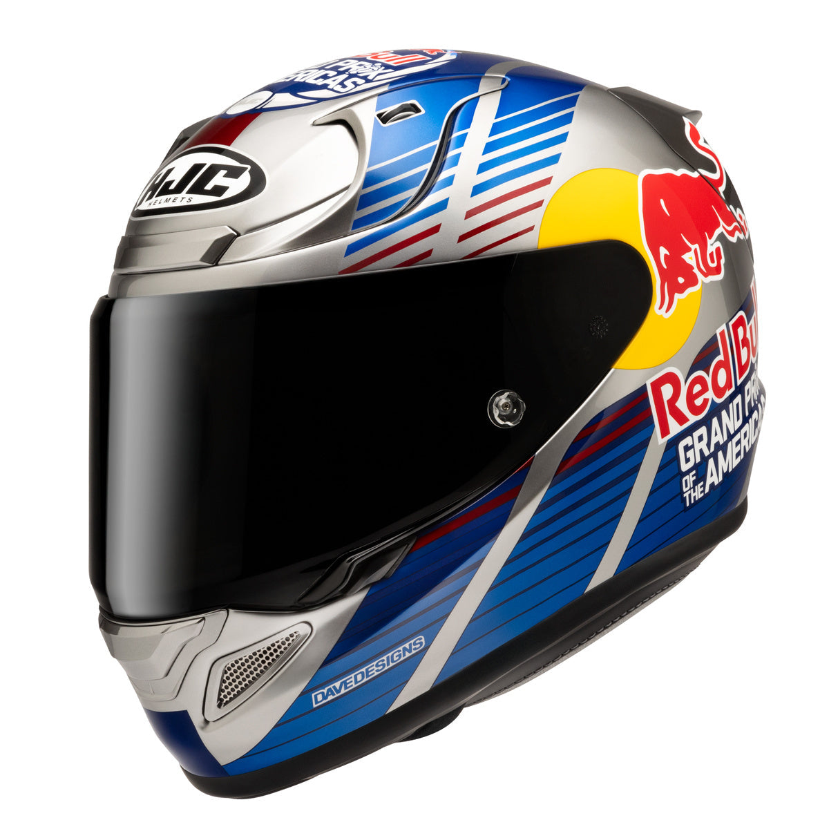 HJC RPHA 12N Red Bull Austin Gp 2 Helmet - MC-21