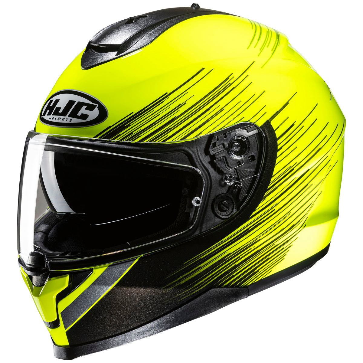 HJC C70 Sway Helmet - MC-3H Yellow
