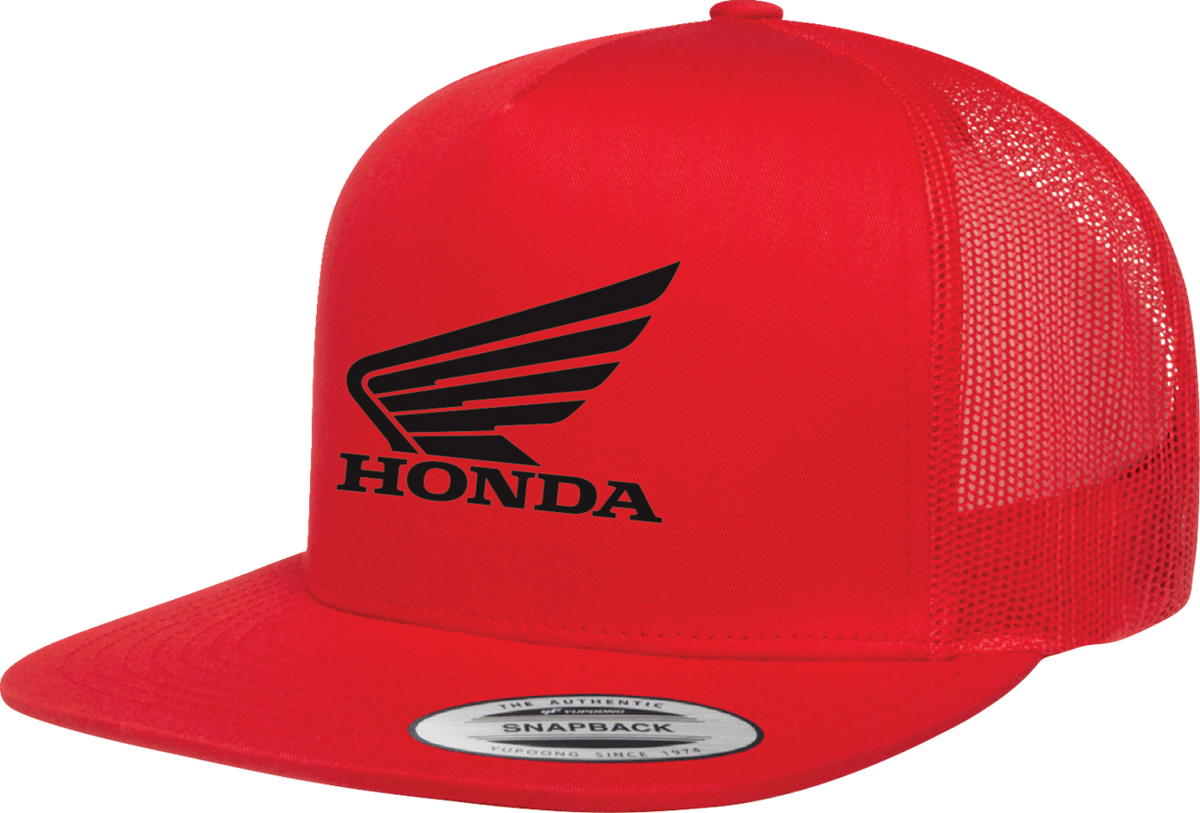 Facotry Effex Honda Alpha Snapback Hat - Red