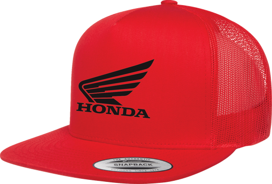 Facotry Effex Honda Alpha Snapback Hat - Red