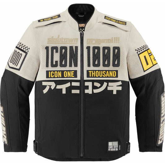 Icon Slabtown Memento Jacket - White/Black/Yellow