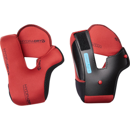 Icon Domain Helmet Cheek Pads - Red
