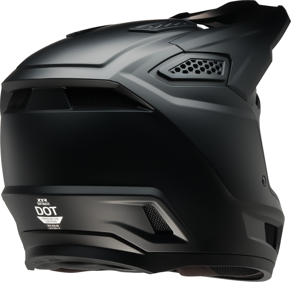 Z1R Dirt Maxx Helmet - Matte Black