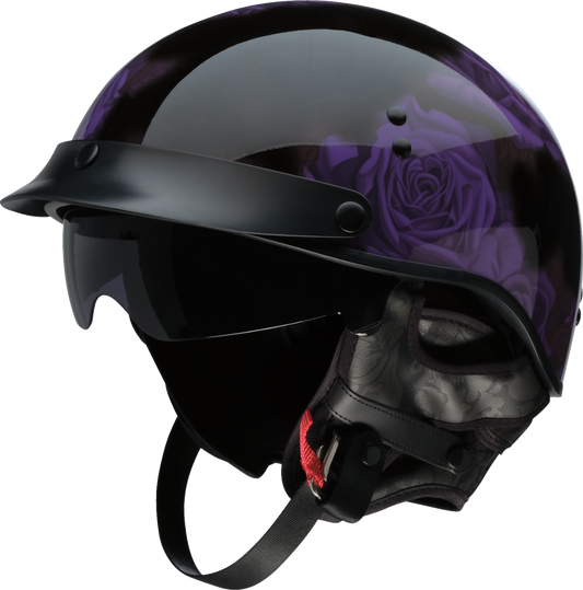 Z1R Vagrant NC Rose Helmet - Black/Purple