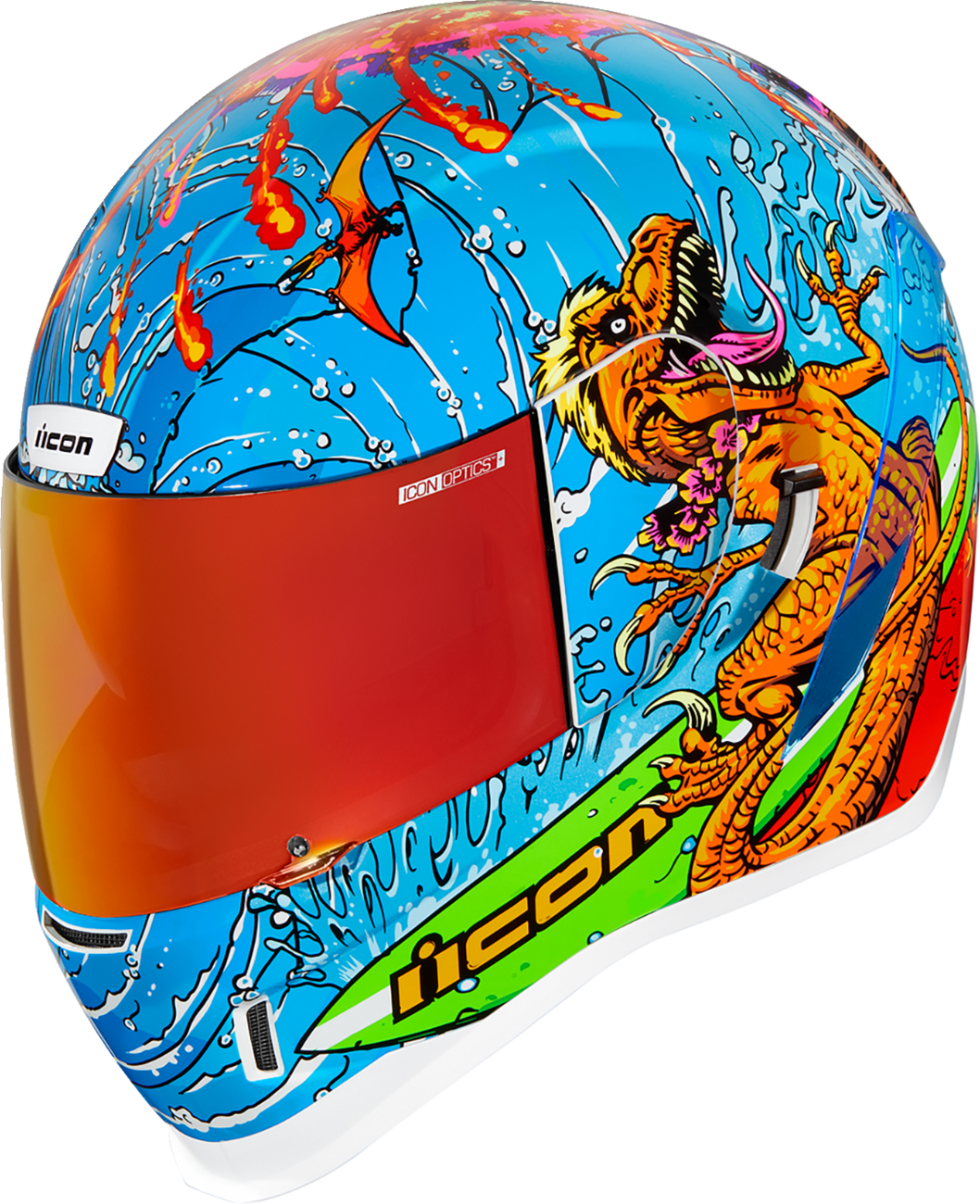 Icon Airform Dino Fury Helmet CLOSEOUT - Multi