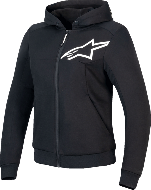 Alpinestars Womens Chrome v2 Sport Hoodie - Black/White