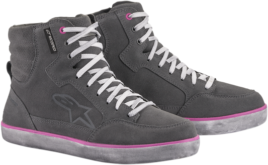 Alpinestars J-6 Waterproof Women's Shoes - Gray/Pink