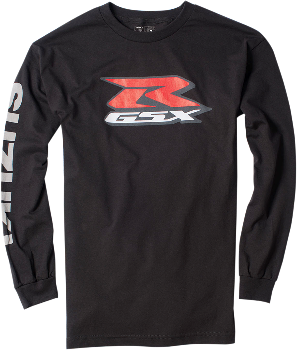 Facotry Effex Suzuki GSX-R Long-Sleeve T-Shirt - Black