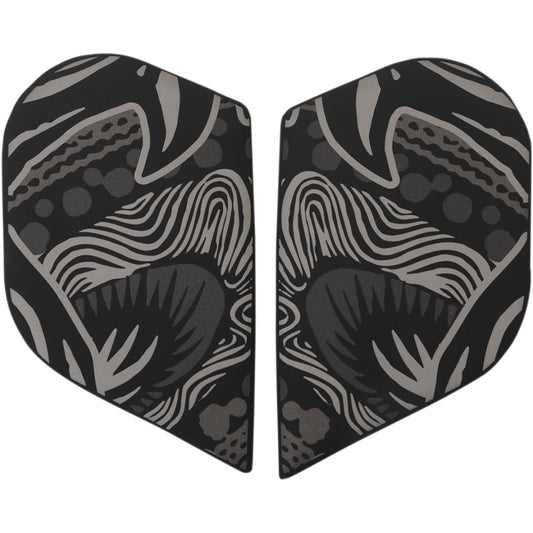 Icon Alliance Helmet Side Plates - Oro Boros Black