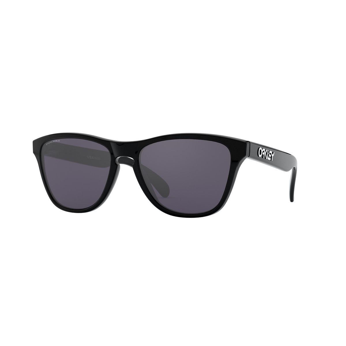 Oakley Youth Frogskins XS Sunglasses CLOSEOUT - Polished Black/PRIZM Grey