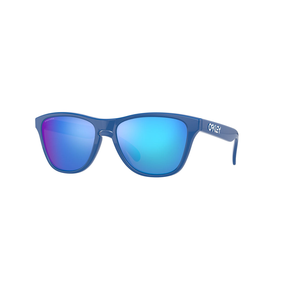 Oakley Youth Frogskins XS Sunglasses CLOSEOUT - Sapphire/PRIZM Sapphire