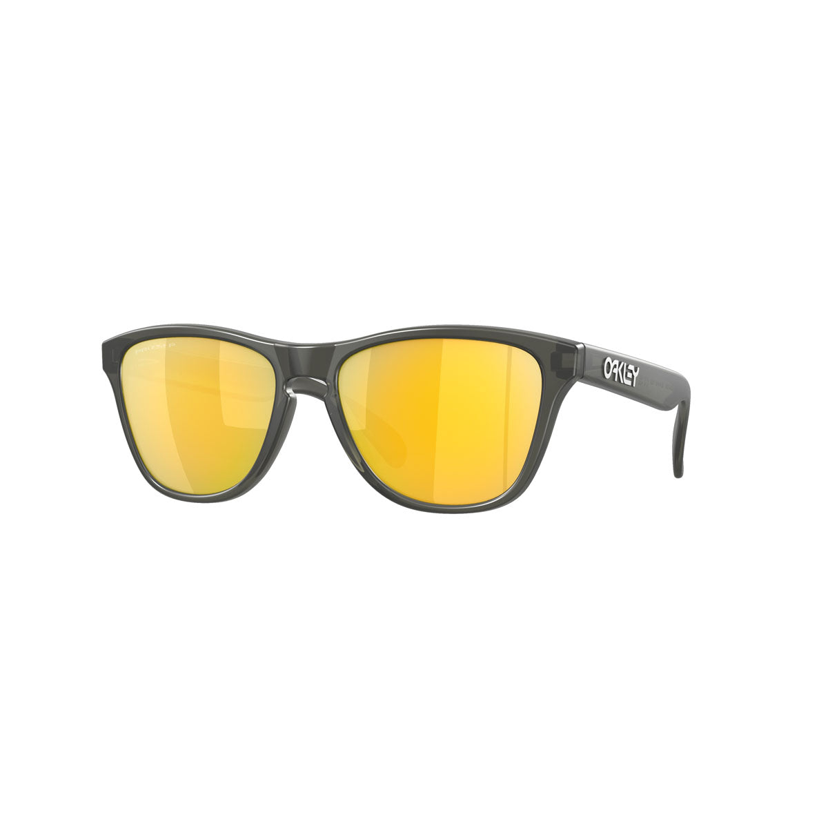 Oakley Youth Frogskins XS Polarized Sunglasses CLOSEOUT - Matte Grey Smoke/PRIZM 24k Polarized