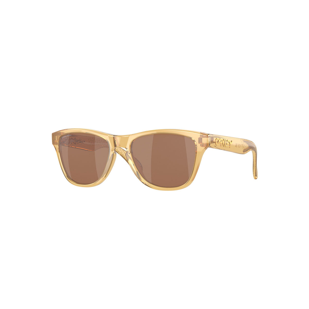 Oakley Youth Frogskins XXS Sunglasses CLOSEOUT - Light Curry/PRIZM Tungsten