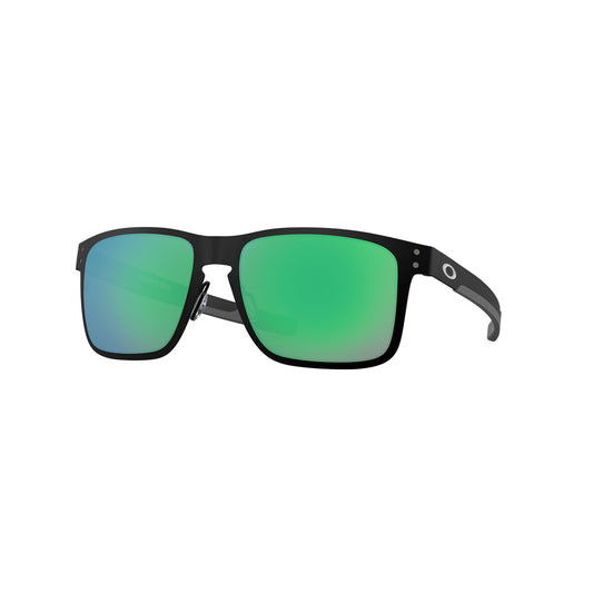 Oakley Holbrook Metal Sunglasses CLOSEOUT - Matte Black/Jade Iridium