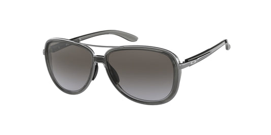 Oakley Split Time Sunglasses CLOSEOUT - Onyx Black Ice/Black Grey Gradient