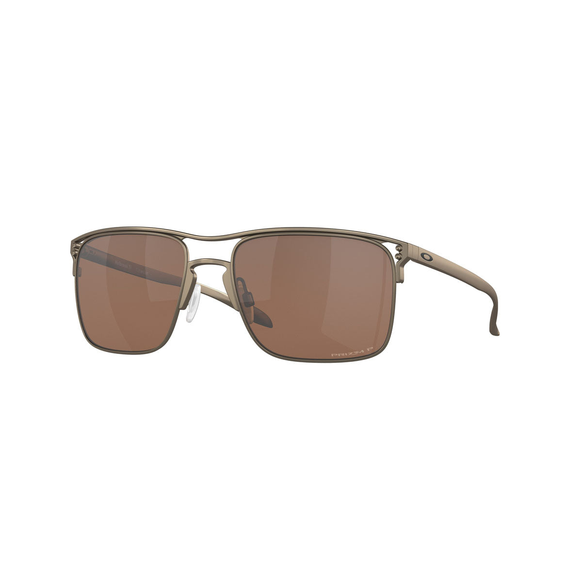 Oakley Holbrook TI Polarized Sunglasses CLOSEOUT - Satin Pewter/Prizm Tungsten Polarized