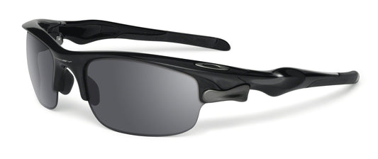 Oakley Fast Jacket Sunglasses CLOSEOUT - Polished Black/Black Iridium & Perssimon