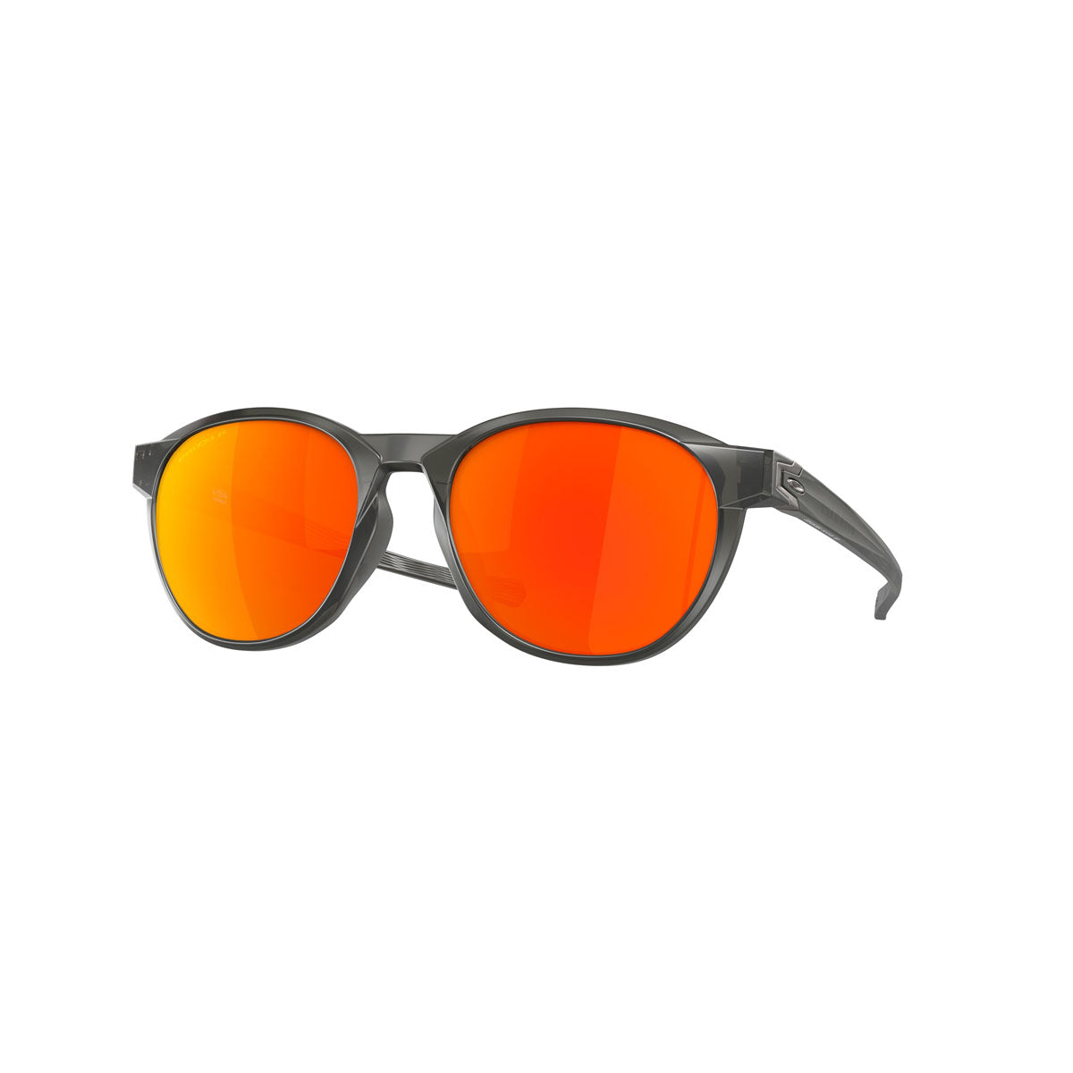 Oakley Reedmace Polarized Sunglasses CLOSEOUT - Matte Grey Smoke/PRIZM Ruby Polarized