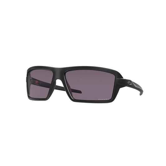 Oakley Cables Sunglasses CLOSEOUT - Matte Black/PRIZM Grey