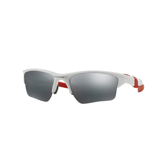 Oakley Half Jacket 2.0 XL Sunglasses CLOSEOUT - Polished White/Black Iridium
