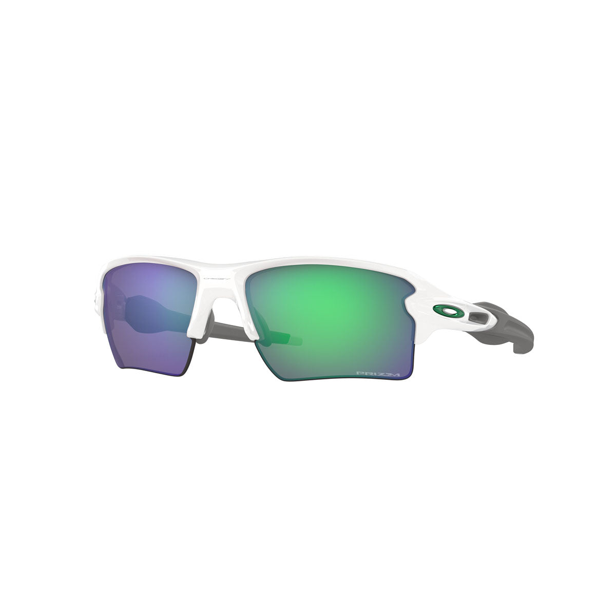 Oakley Flak 2.0 XL Sunglasses CLOSEOUT - Polished White/PRIZM Jade