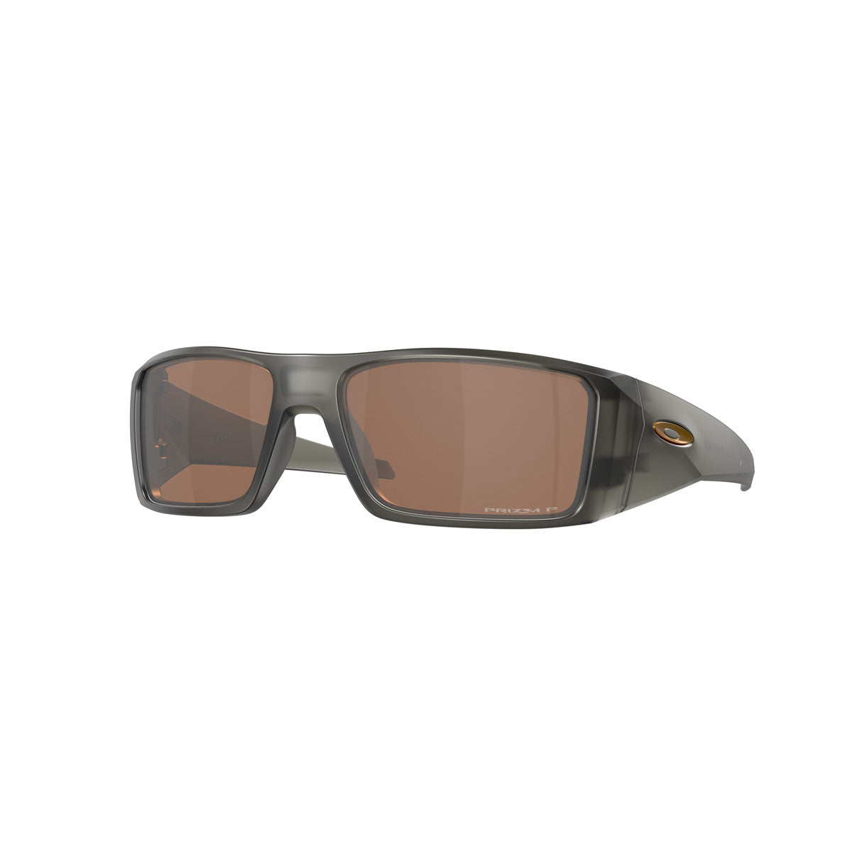 Oakley Heliostat Polarized Sunglasses CLOSEOUT - Matte Grey Smoke/Prizm Tungsten Polarized