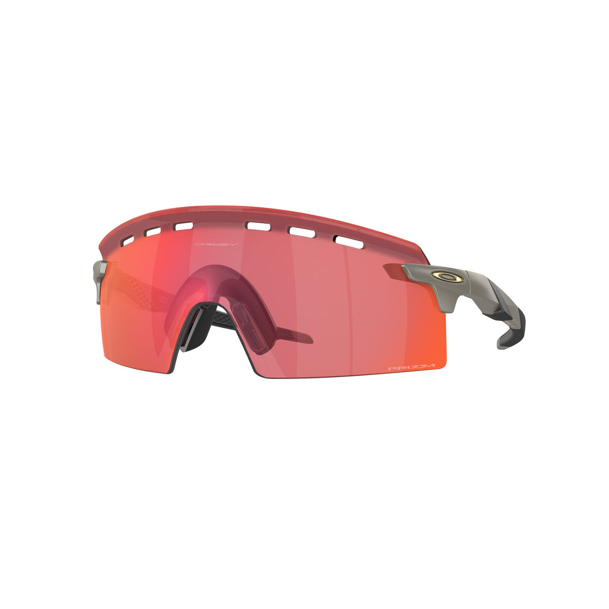 Oakley Encoder Strike Vented Sunglasses CLOSEOUT - Matte Onyx/Prizm Trail Torch