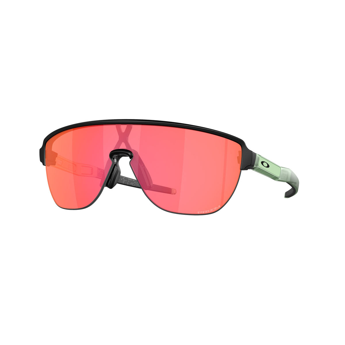 Oakley Corridor Sunglasses CLOSEOUT - Matte Black/Prizm Trail Torch
