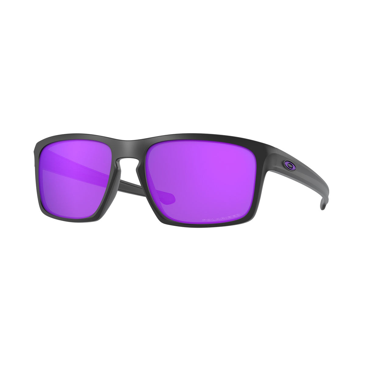 Oakley Sliver Polarized Sunglasses CLOSEOUT - Matte Black/Violet Iridium Polarized