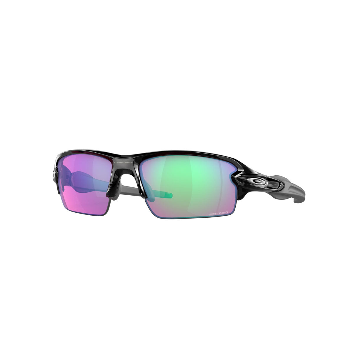 Oakley Asian Fit / Low Bridge Fit Flak 2.0 Sunglasses CLOSEOUT - Polished Black Ink/PRIZM Golf