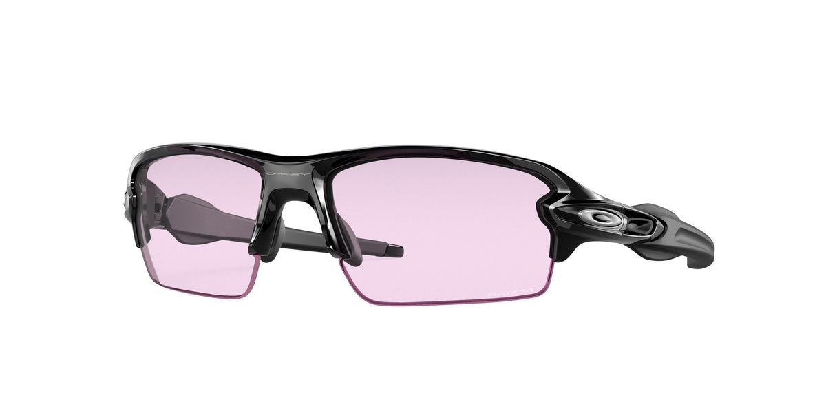 Oakley Asian Fit / Low Bridge Flak 2.0 Sunglasses CLOSEOUT - Polished Black/PRIZM Low Light
