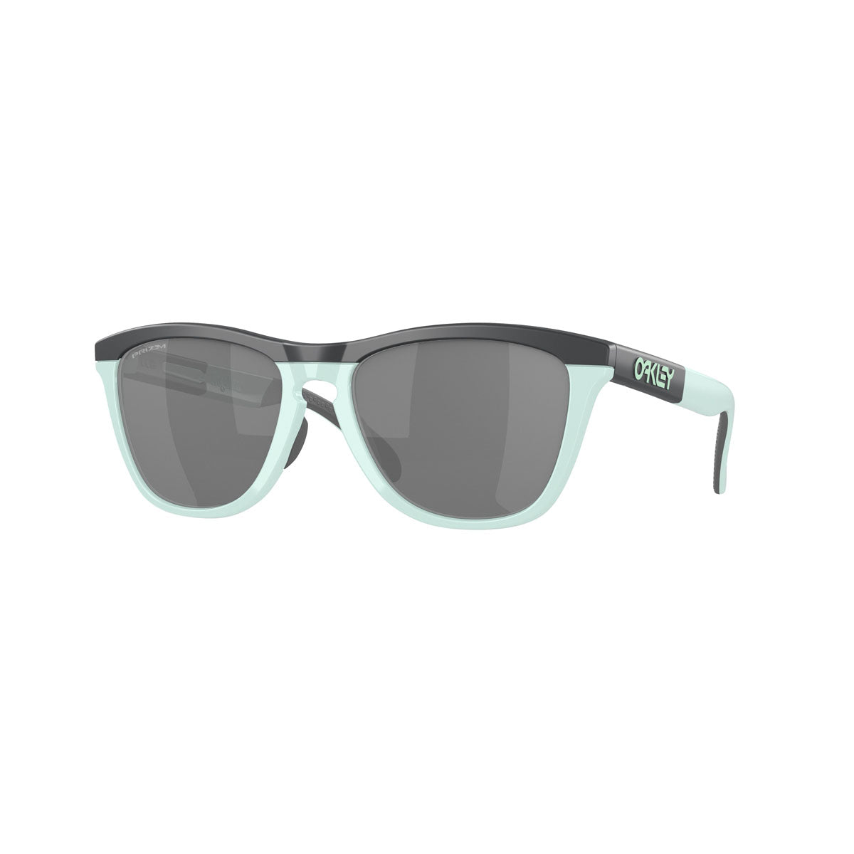 Oakley Frogskins Range Sunglasses CLOSEOUT - Matte Carbon/Blue Milkshake/Prizm Black