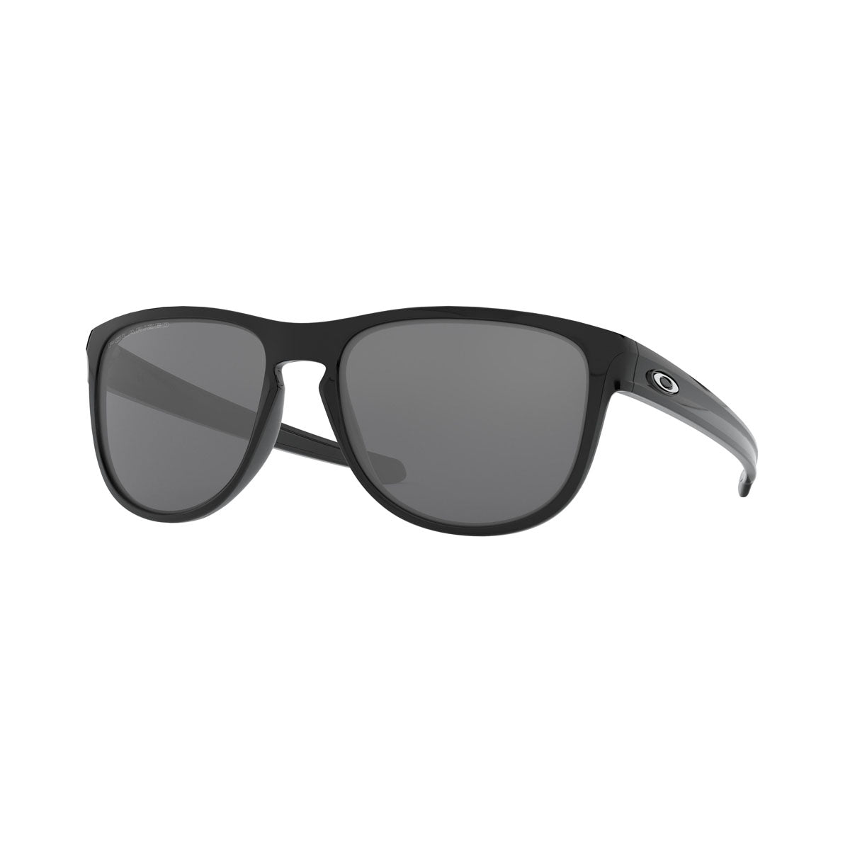 Oakley Sliver R Sunglasses CLOSEOUT - Polished Black/Black Iridium Polarized