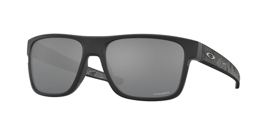 Oakley Asian Fit / Low Bridge Crossrange Sunglasses CLOSEOUT - Matte Black Prizmatic/PRIZM Black