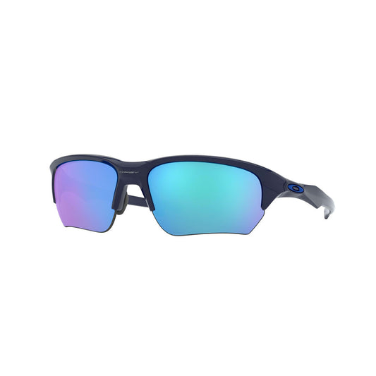 Oakley Asian Fit / Low Bridge Fit Flak Beta Sunglasses CLOSEOUT - Navy/Sapphire Iridium