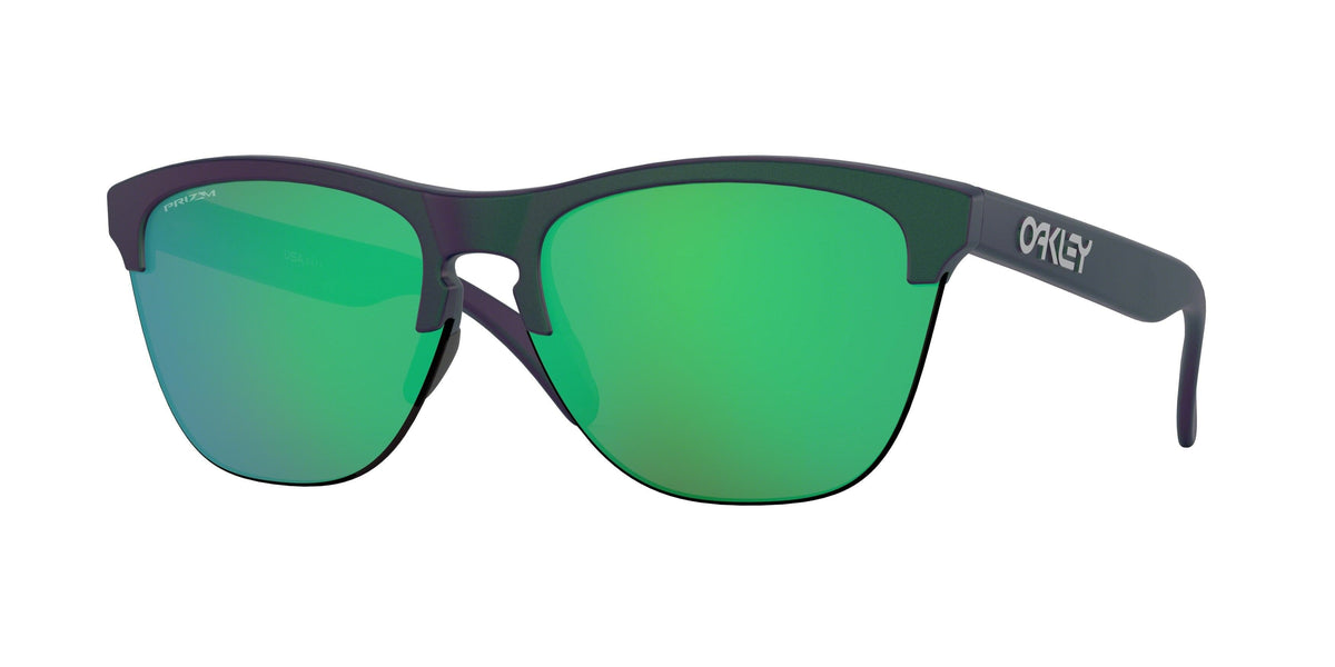 Oakley Frogskins Lite Sunglasses CLOSEOUT - Green/Purple Shift/PRIZM Jade