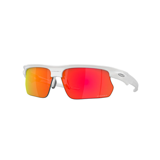 Oakley Bisphaera Sunglasses CLOSEOUT - Polished White/Prizm Ruby