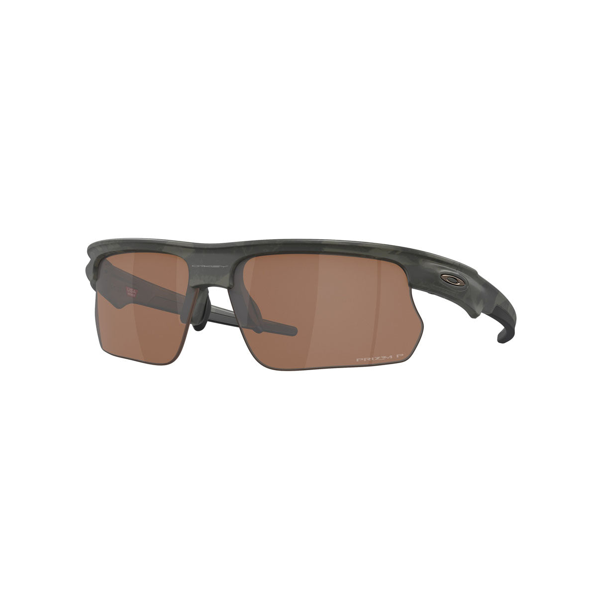 Oakley Bisphaera Polarized Sunglasses CLOSEOUT - Matte Olive Camo/Prizm Tungsten Polarized