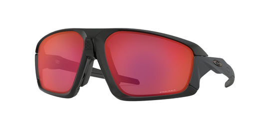 Oakley Field Jacket Sunglasses CLOSEOUT - Matte Black/PRIZM Trail Torch