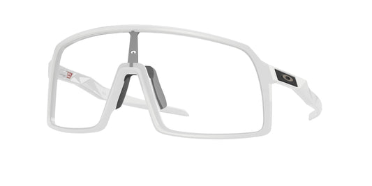Oakley Asian Fit / Low Bridge Sutro Sunglasses CLOSEOUT - Polished White/Clear