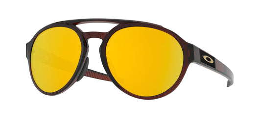 Oakley Forager Polarized Sunglasses CLOSEOUT - Polisehd Rootbeer/PRIZM 24k Polarized