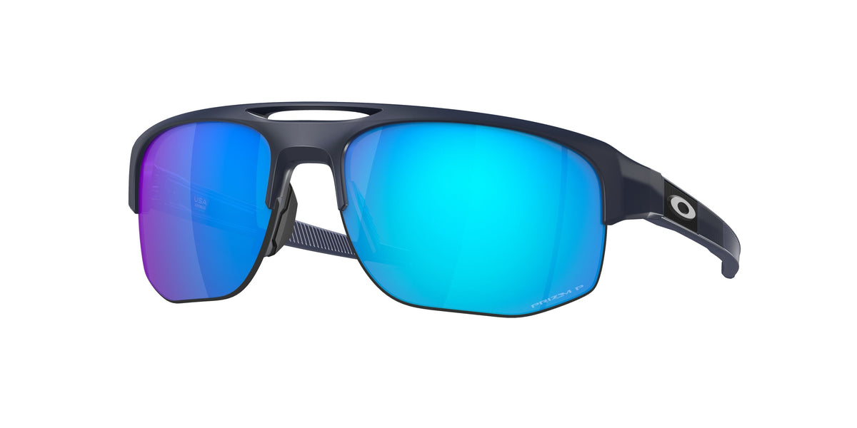 Oakley Mercenary Polarized Sunglasses CLOSEOUT - Matte Navy/PRIZM Sapphire Iridium Polarized