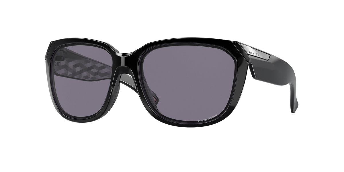 Oakley Rev Up Sunglasses CLOSEOUT - Polished Black/PRIZM Grey