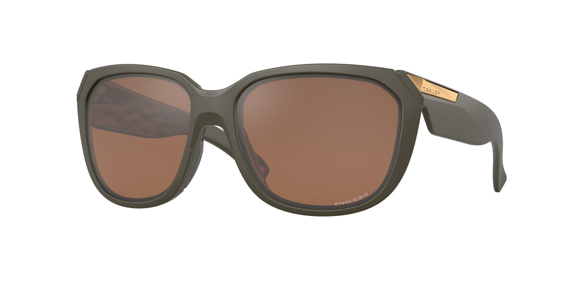 Oakley Rev Up Sunglasses CLOSEOUT - Matte Olive/PRIZM Tungsten